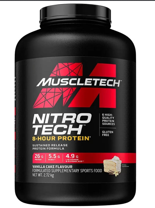 Muscletech Nitro Tech 8hr Protein 2.72Kg