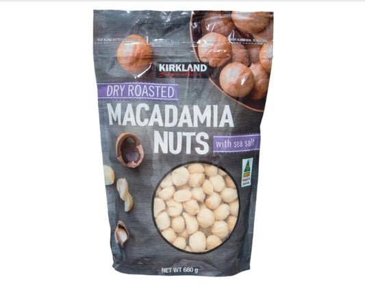 Kirkland Signature Dry Roasted Macadamia Nuts 680g