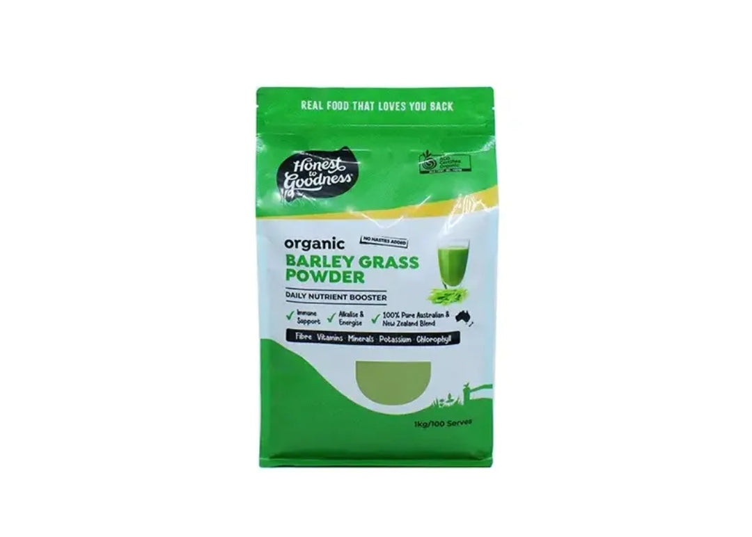 Honest To Goodness Organic Barley Grass 1Kg