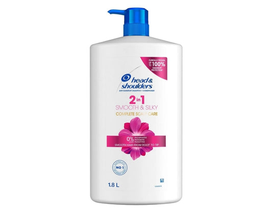 Head & Shoulders Smooth & Silky 2 in 1 1.8L