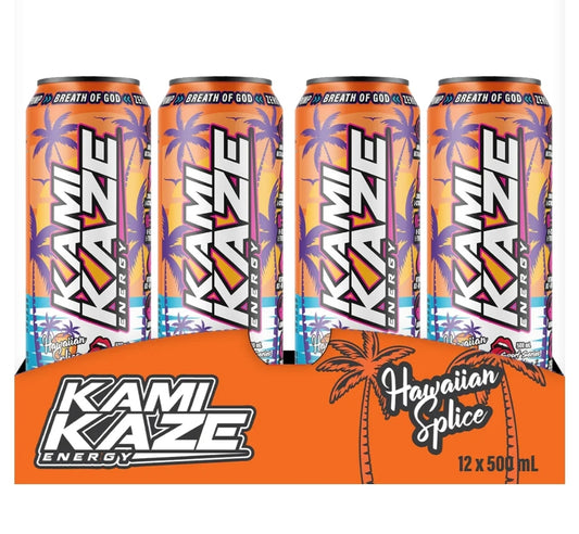 Kami Kaze Pre Workout Hawaiian Splice 12x 500ml
