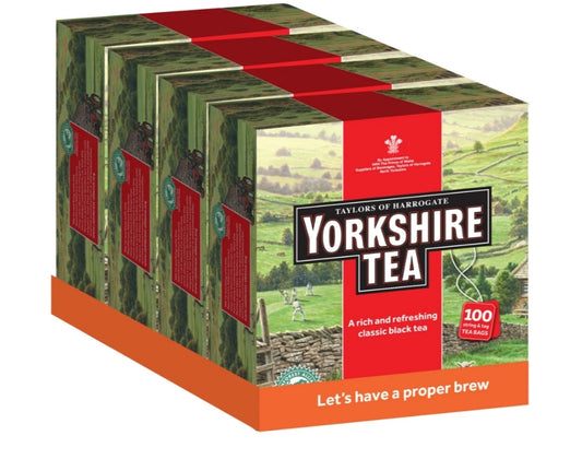 Taylor's Yorkshire Black Tea 4x 100 Bags