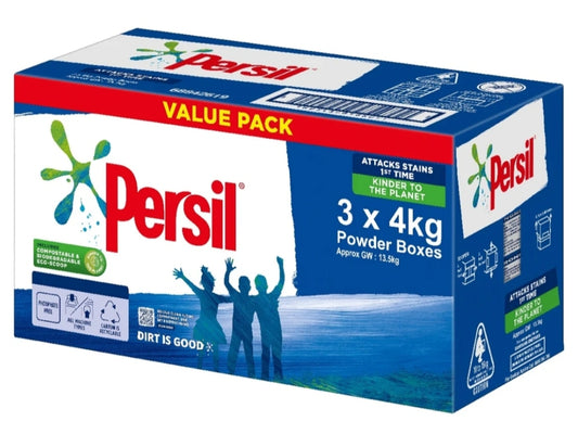 Persil Active Clean F&T Powder 3x 4kg