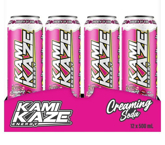 Kami Kaze Pre Workout Creaming Soda 12x 500ml