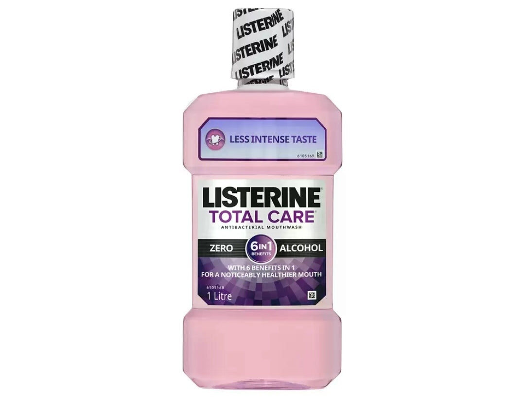 Listerine Total Care Zero Mouthwash 3x 1L