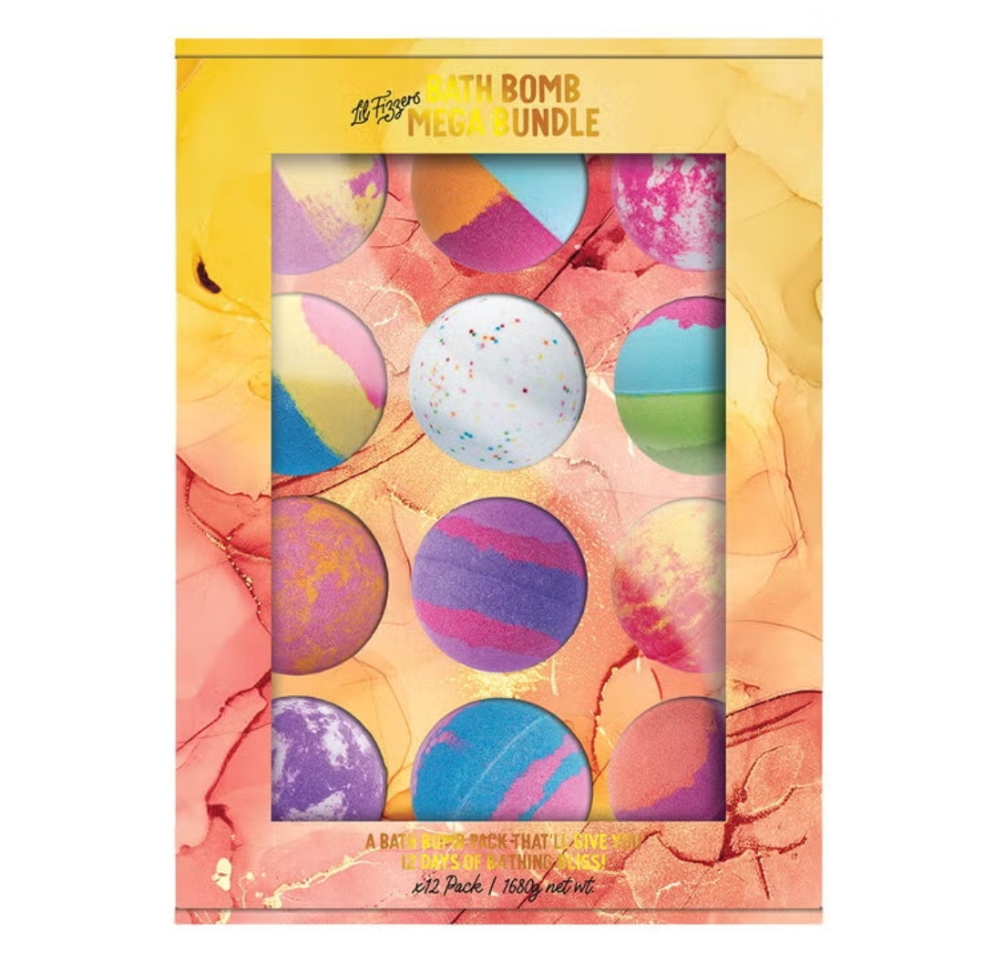 Lil Fizzers Mega Bath Bombs 12 Pack