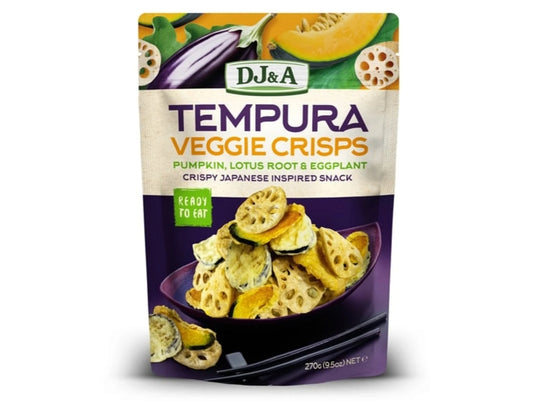 DJ & A Tempura Veggie Crisps 270g