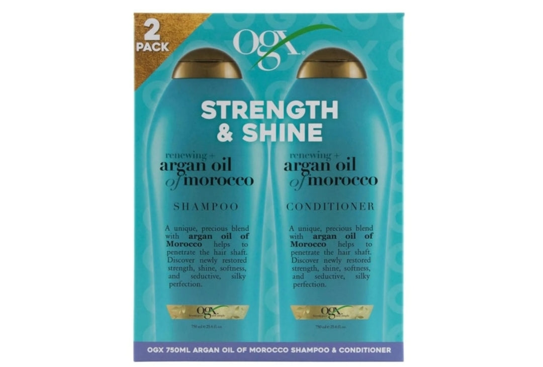 OGX Argan Oil Of Morocco Shampoo & Conditioner 2x 750ml