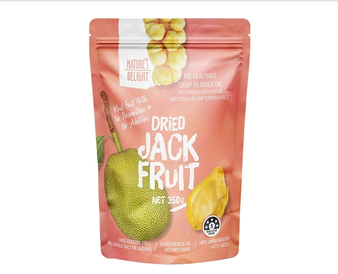 Natures Delight Dried Jackfruit 350g