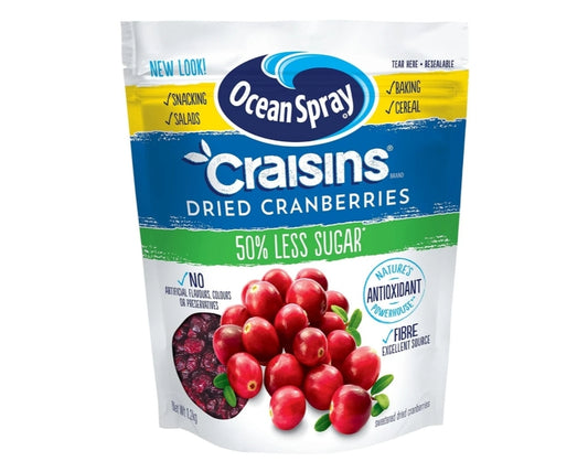 Ocean Spray Craisins Reduced Sugar 1.2kg