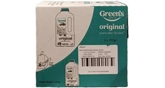 Greens Original Pancake Mix Shake 6x 375g