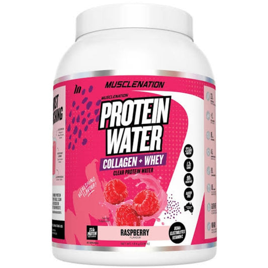 Muscle Nation Protein Water Raspberry 1.18Kg