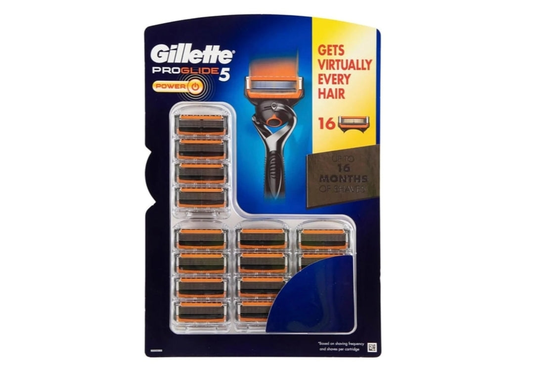 Gillette Fusion Pro Glide 5 Cartridges 16 Pack