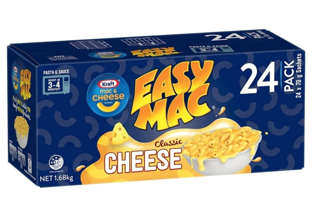 Kraft Easy Mac & Cheese 24x 70g