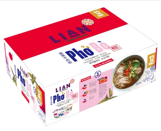 Lian Pho Bo Rice Noodle 12x 70g