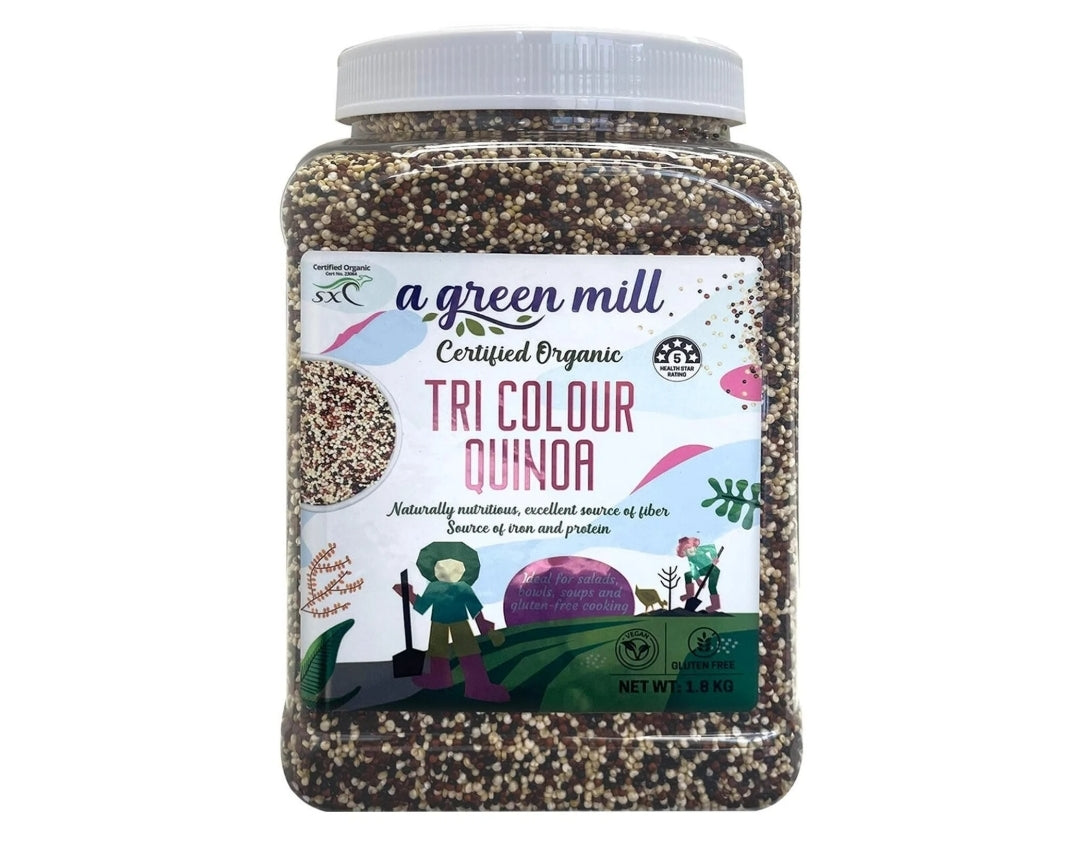 A Green Mill Organic Tri Colour Quinoa 1.8Kg