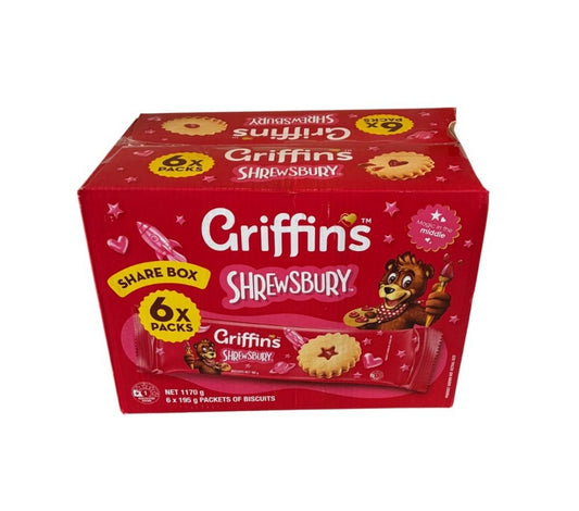 Griffins Shrewsbury Biscuits 6x 195