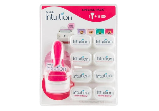 Schick Intuition Razor + 9 Cartridges