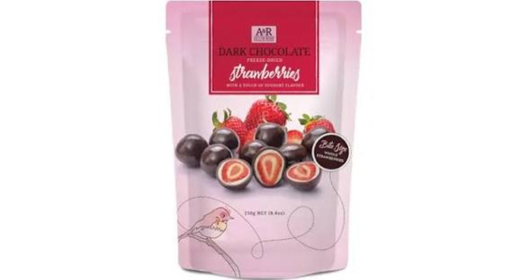 Alli & Rose Dark Chocolate Strawberries 250g