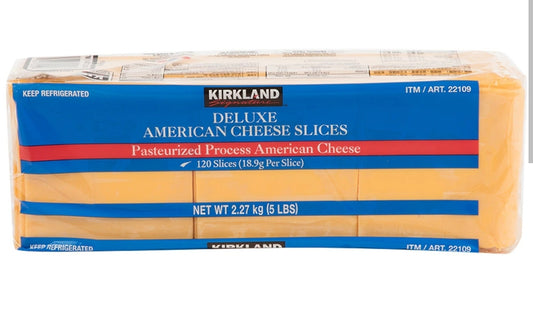 Kirkland Signature American Cheese Slices 2.27Kg