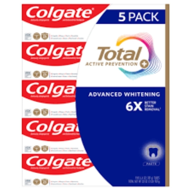 Colgate Total Active Prevention Toothpaste 5x 200g