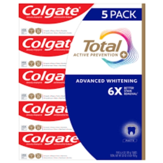 Colgate Total Active Prevention Toothpaste 5x 200g