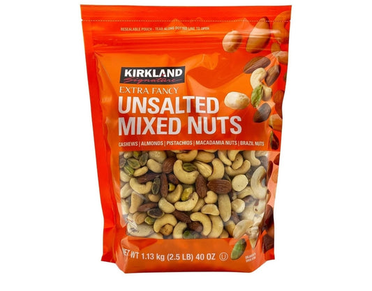 Kirkland Signature Unsalted Mixed Nuts 1.13Kg