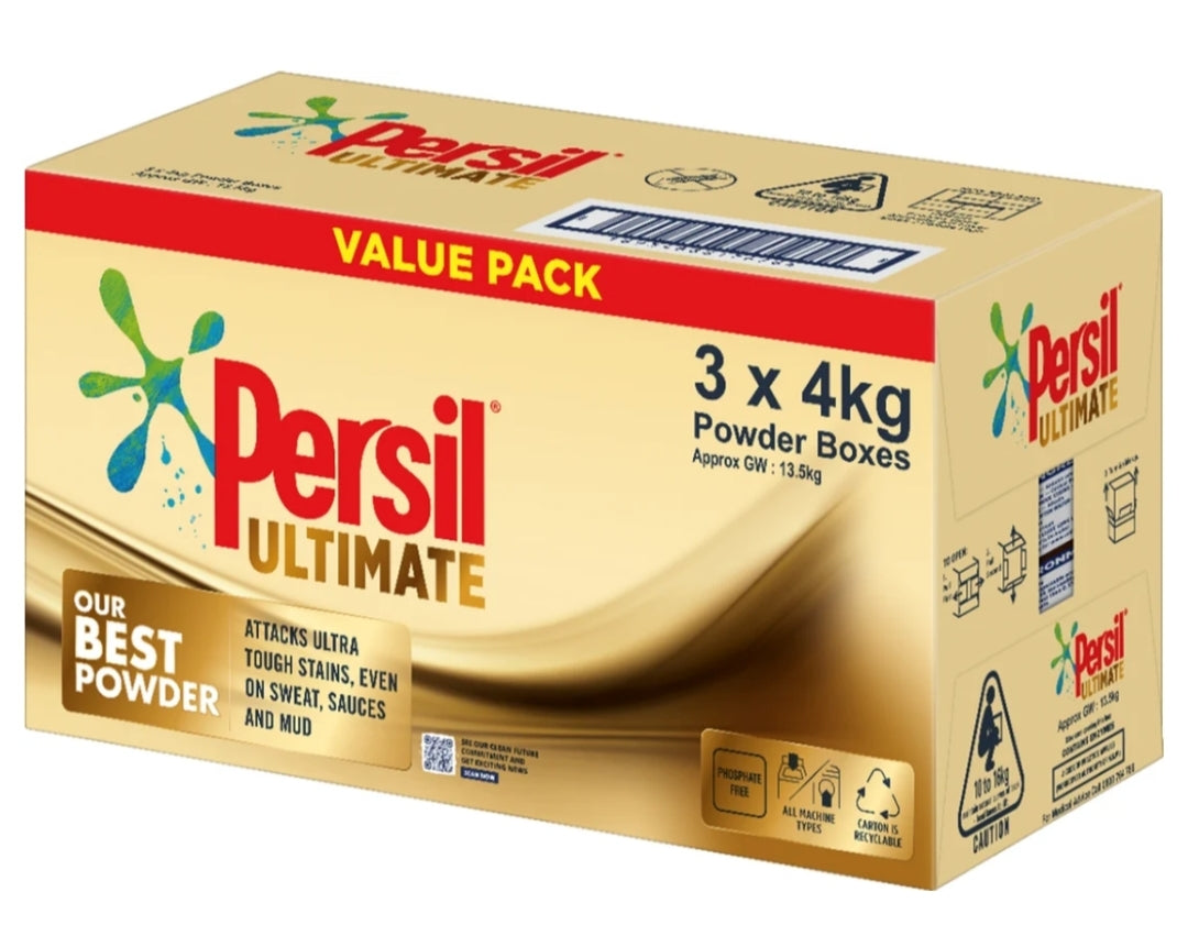 Persil Active Clean F&T Powder Ultimate 3x 4kg