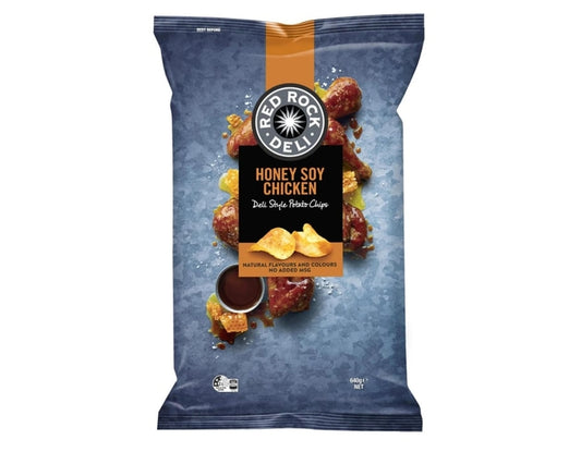 Red Rock Deli Honey Soy Chicken Potato Chips 640g