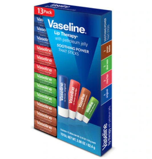 Vaseline Therapy Lip Balm 13 Pack