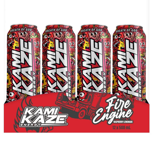 Kami Kaze Pre Workout Fire Engine 12x 500ml