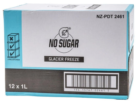 Gatorade No Sugar Glacier Freeze 12x 1L