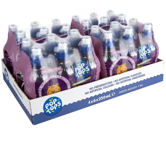 Pop Tops Blackcurrent 24x 250ml